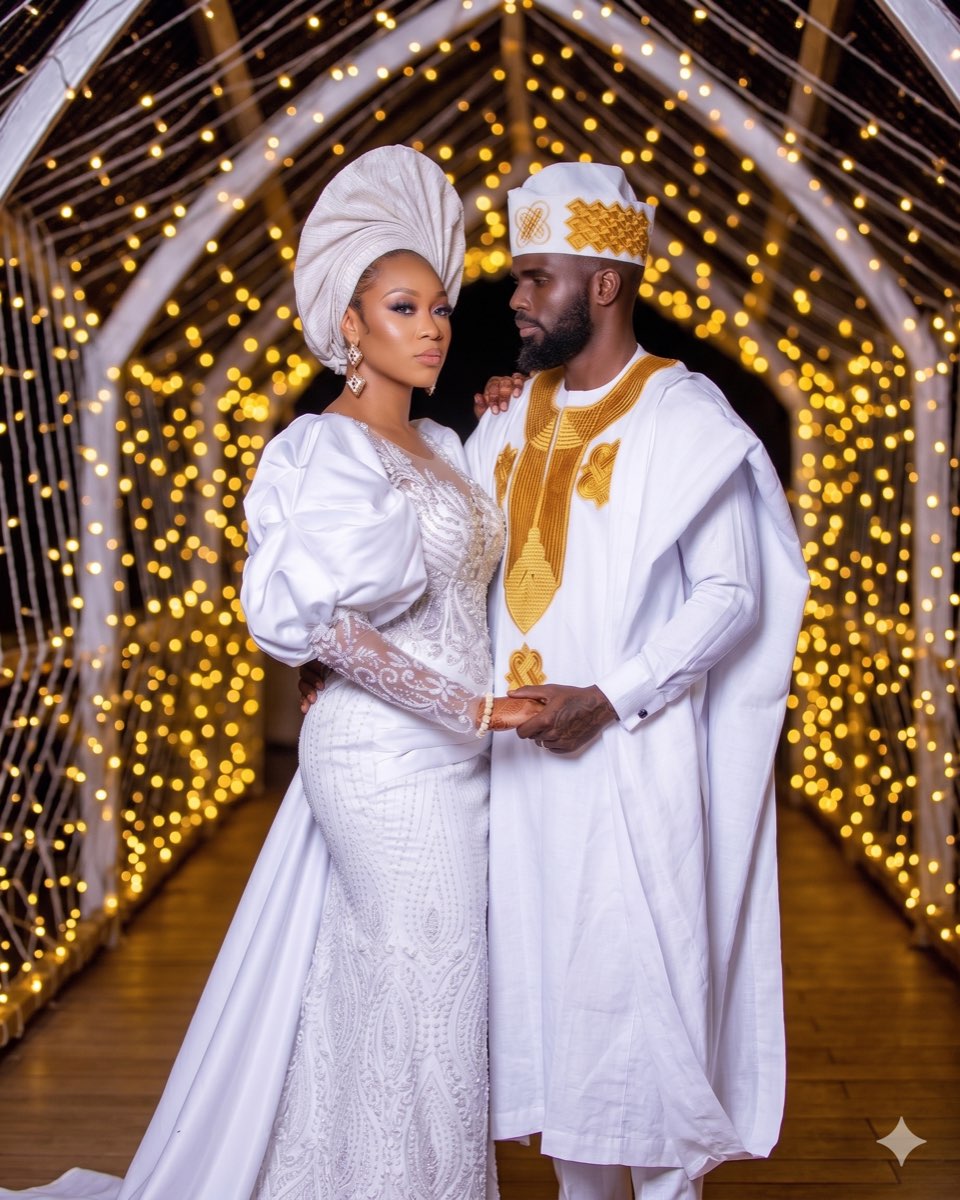 Mariage traditionnel · arche de guirlandes — Coutumier